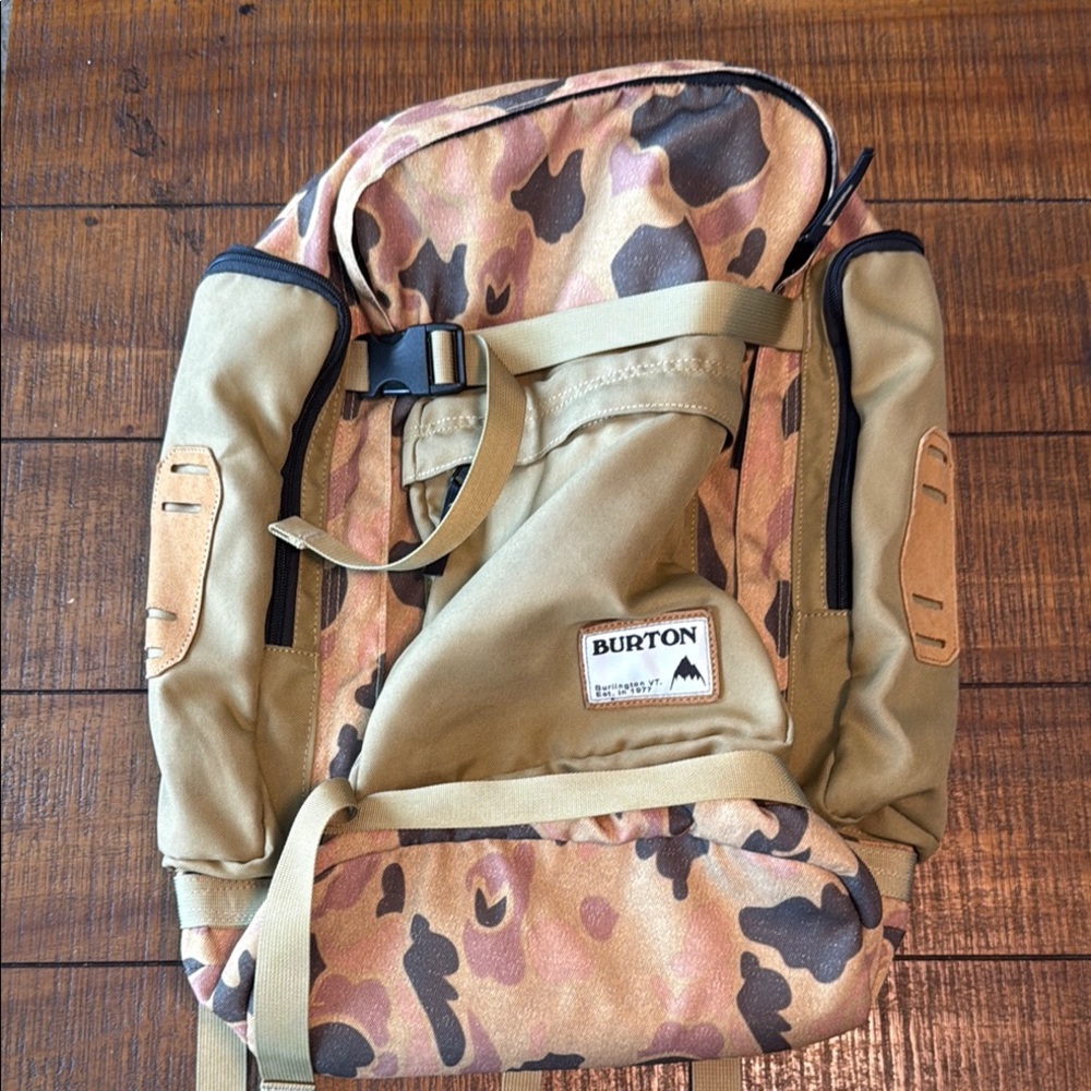 Vintage Burton Camo Backpack for Men